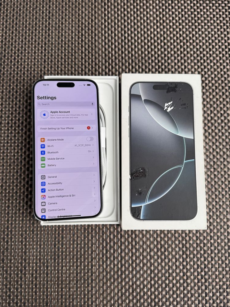 КАТО НОВ! *ЛИЗИНГ* iPhone 16 Pro Max 256Gb White Titanium / Гаранция