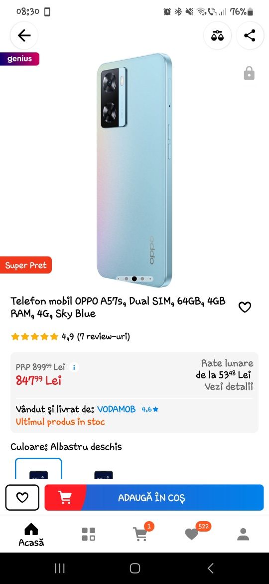 Telefon Oppo A57s