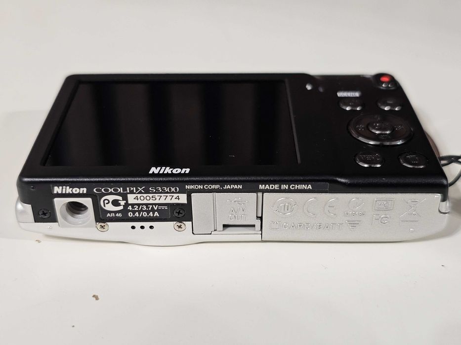 Y2K Aparat foto digital compact Nikon Coolpix S3300 16MP 6xZoom