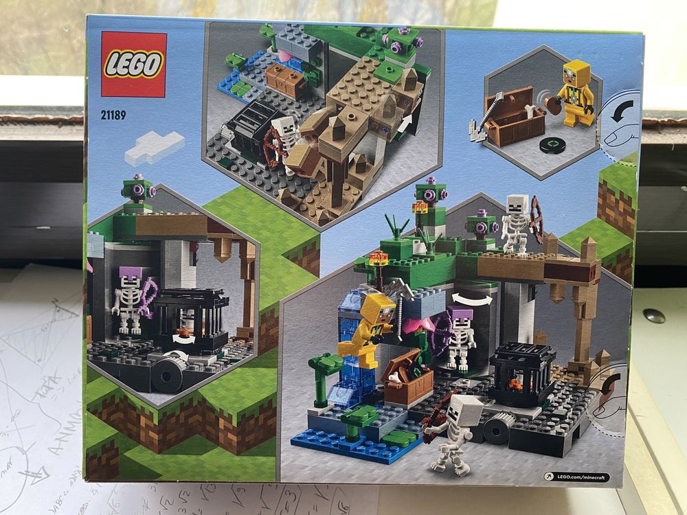 LEGO minecraft skeleton dungeon nou