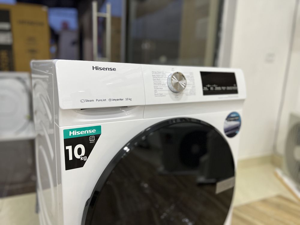 Стиральные машины Hisense 10 кг Invertor