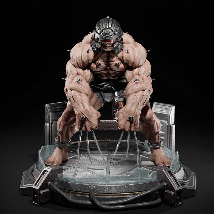 Figurina 3D din Rășină - Wolverine Weapon X