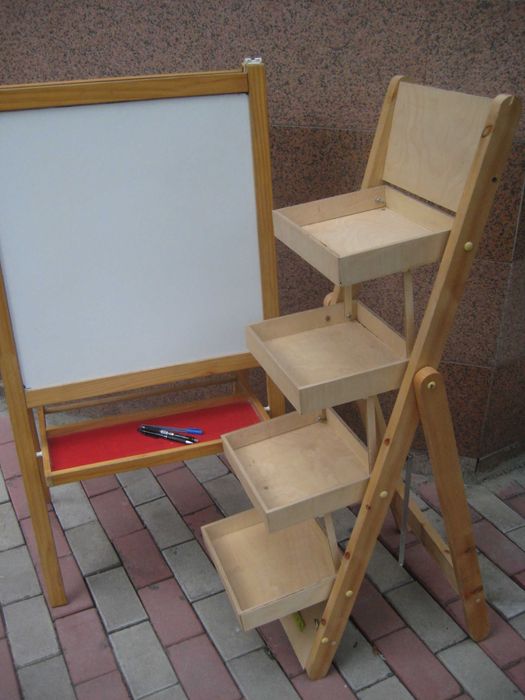 Большая Доска Ученическая IKEA Швеция И Полка Для  Учебников 1,5 м.