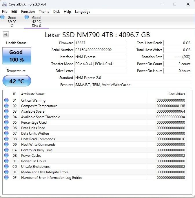 Lexar NM790 4TB M.2 NVMe SSD