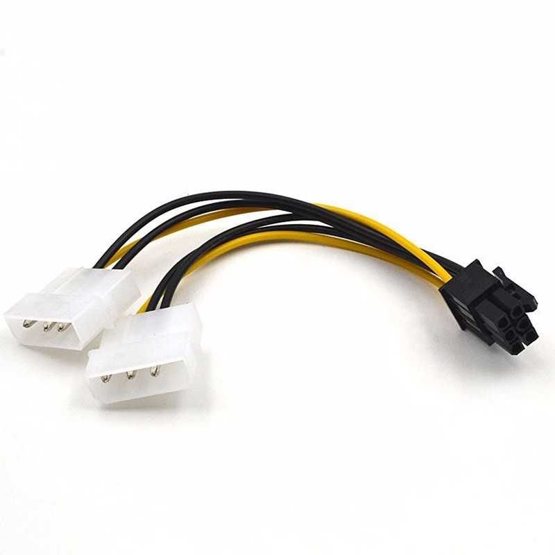 Переходник с sata или molex на PCI 6pin/ кабель питания для видеокарт