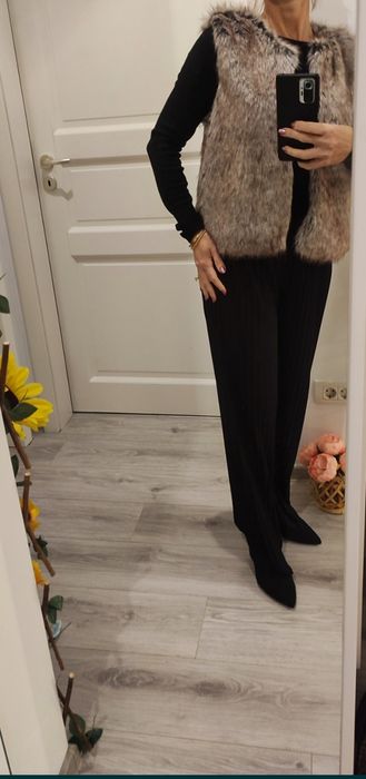 Vestuta/ bolero blană imitație iepure, extrafină la atingere, S- M,