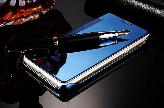 Husa flip clear view pentru Samsung Galaxy J7 2017
