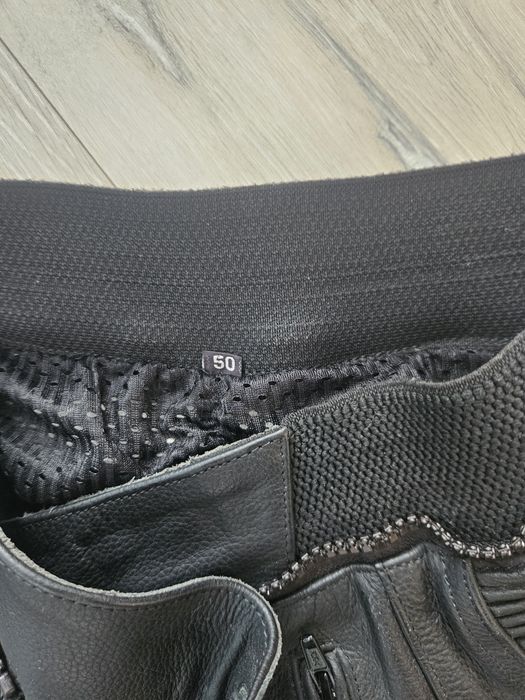 Кожен мото панталон