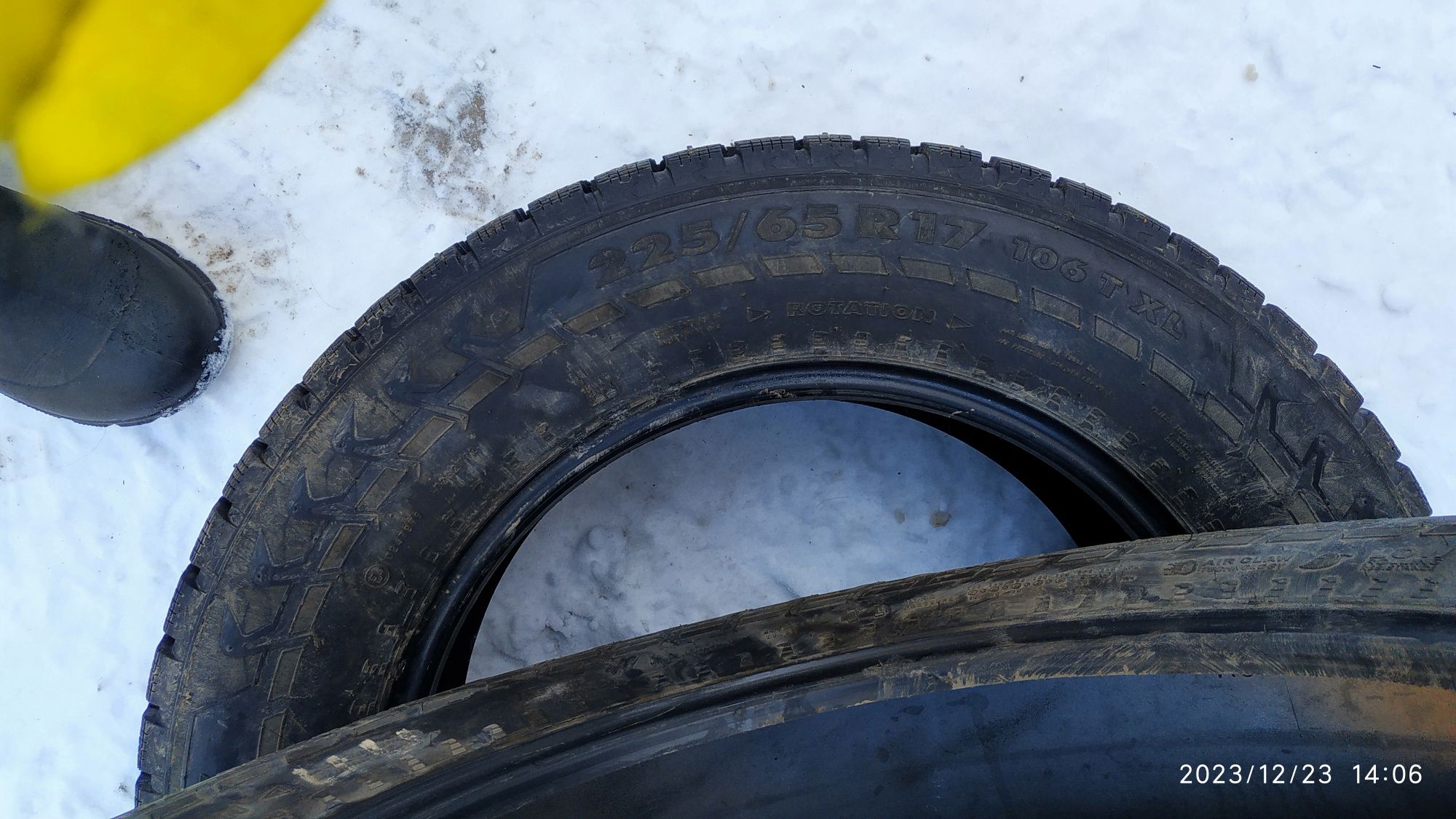 Продаю шины NOKIAN hakkapeliitta 7 SUV 225/65/R17  б/у