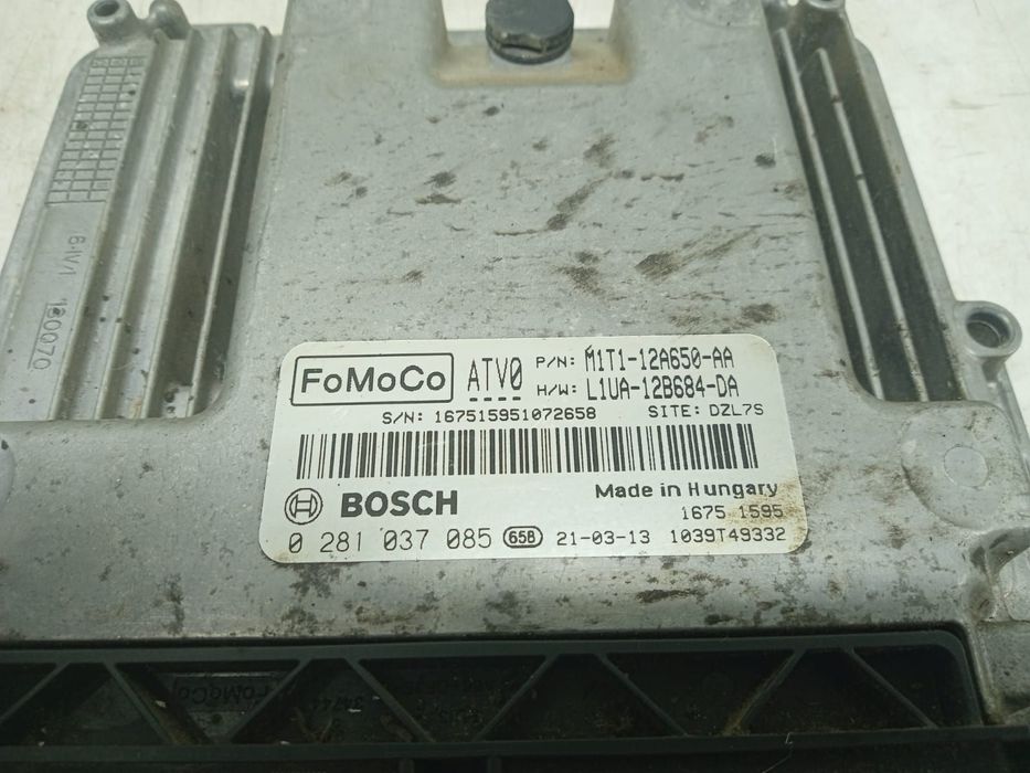 Calculator motor ecu 1.5 tdci ztda  0281037085 m1t1-12a650-aa Ford Fo