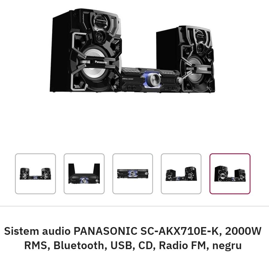 Sistem Audio PANASONIC 2000W