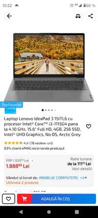 Laptop Lenovo 12 GB RAM display spart