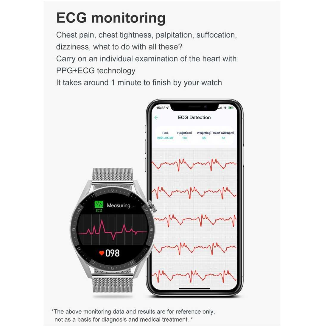 Смарт часовник STELS DT3 Plus, Водоустойчив, GPS, EKG, PPG, NFC