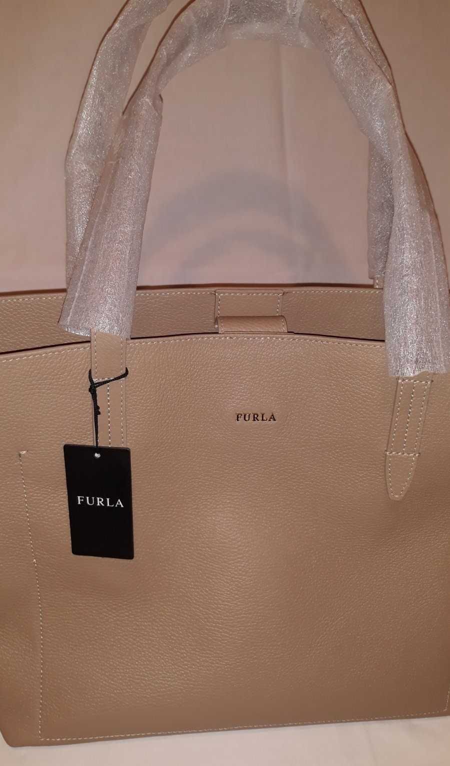 Furla Tote L Begie Gris