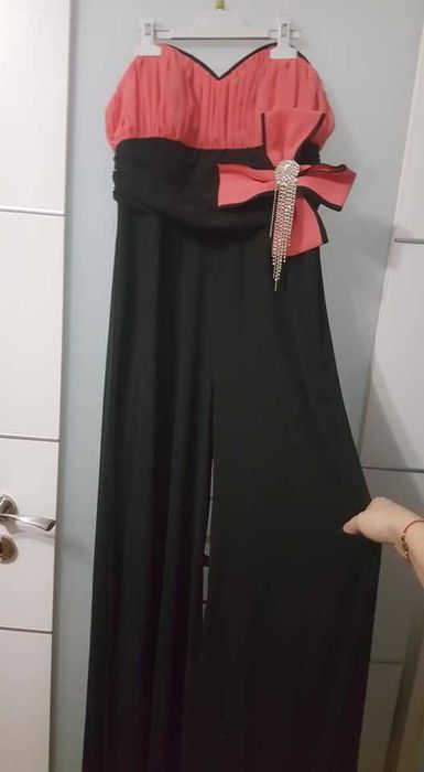 Salopeta eleganta fără bretele