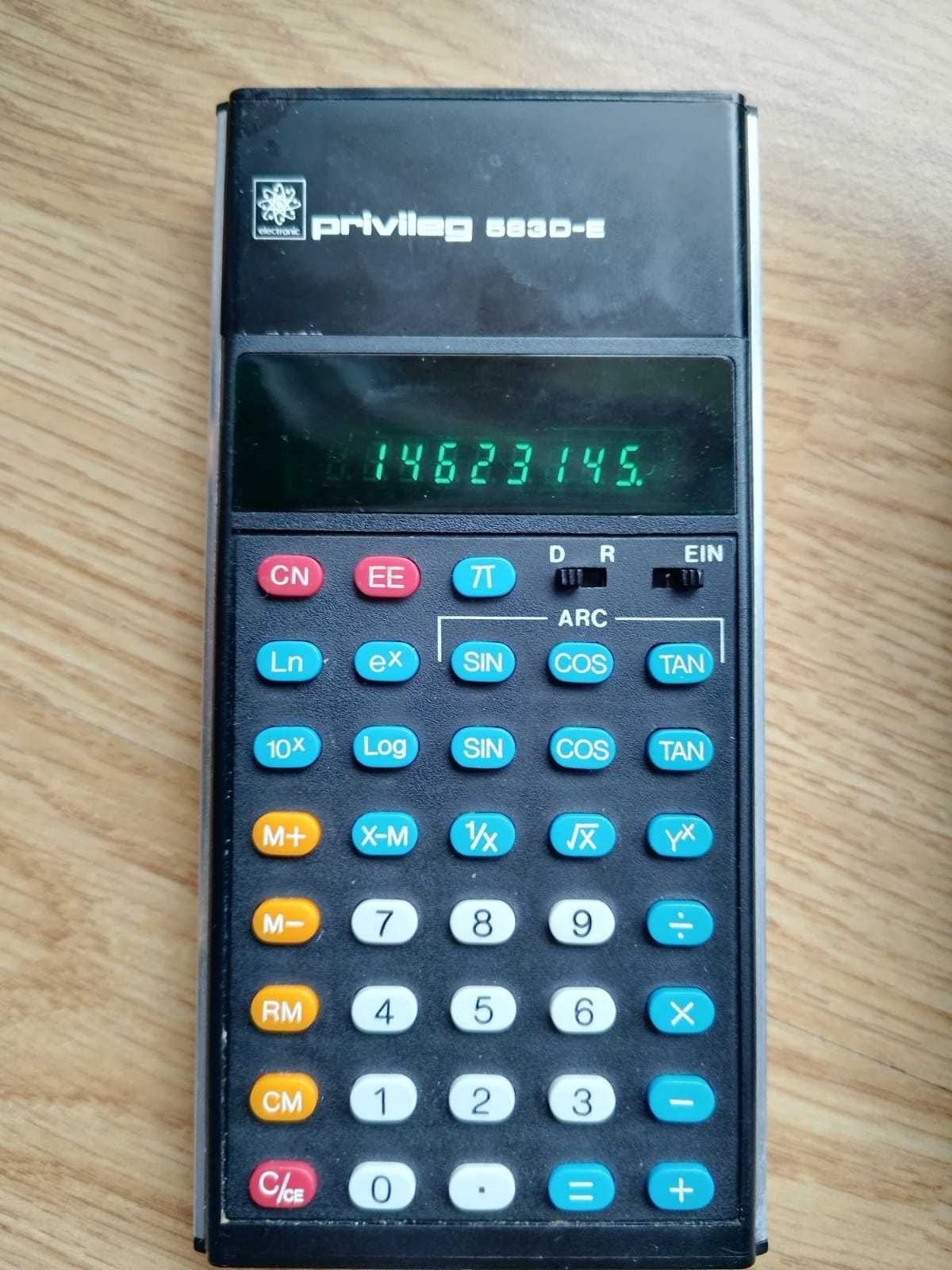 Calculator vechi Elektronikia, Privileg 5530-E, 848 MD  colectie 4 buc