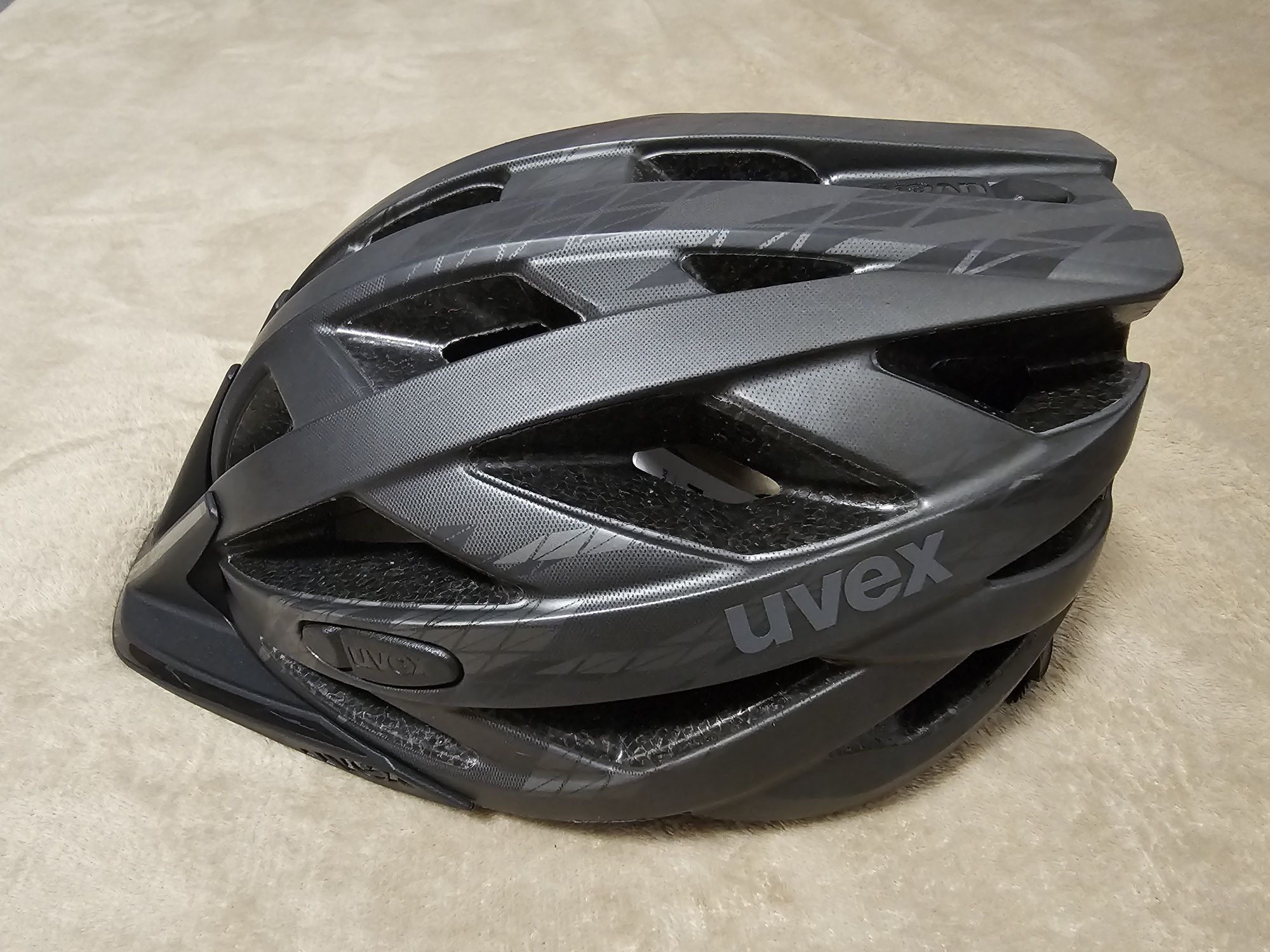 Cască ciclism MTB UVEX măr. 52-57 cm, negru mat, nouă