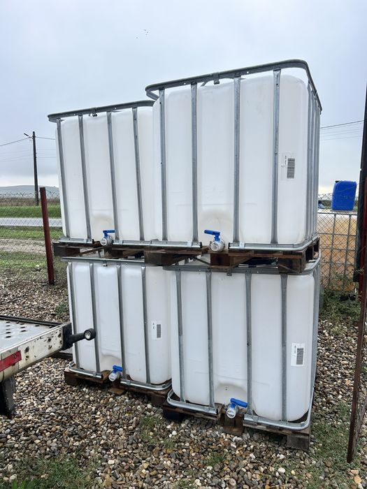 Rezervor ibc 1000 l pentru apa fosa septica , motorina,adblue