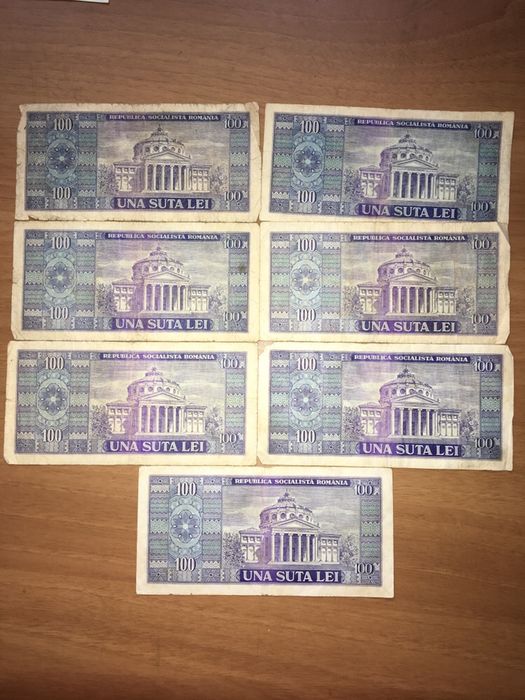 Vand/schimb bacnote 100 lei din 1966