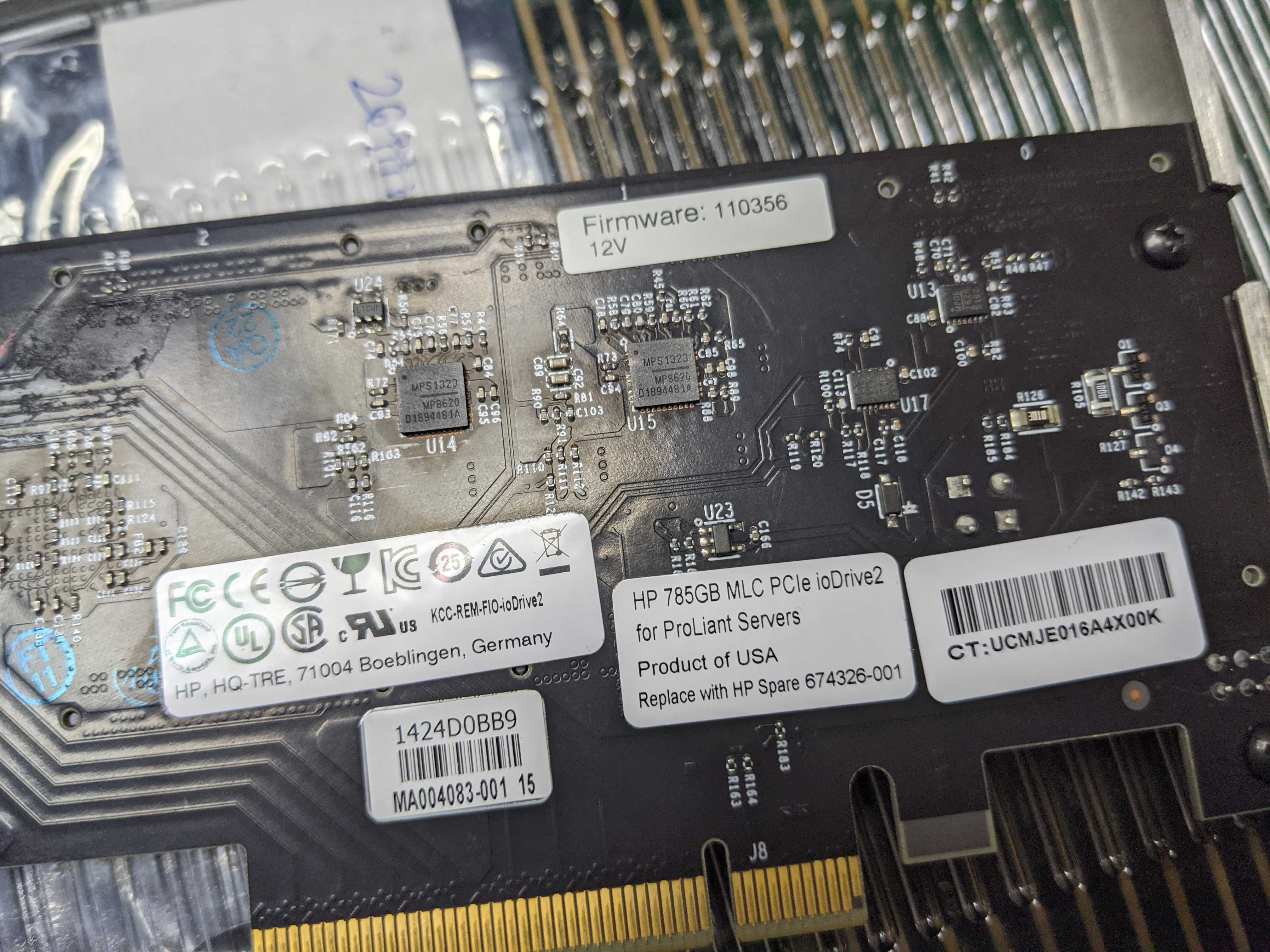 Vand HP Fusion-io ioDrive II 785GB MLC PCI-E 2.0 x4 SSD Accelerator