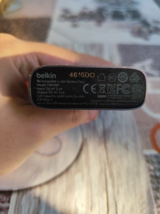 Baterie externă Belkin 6600mAh