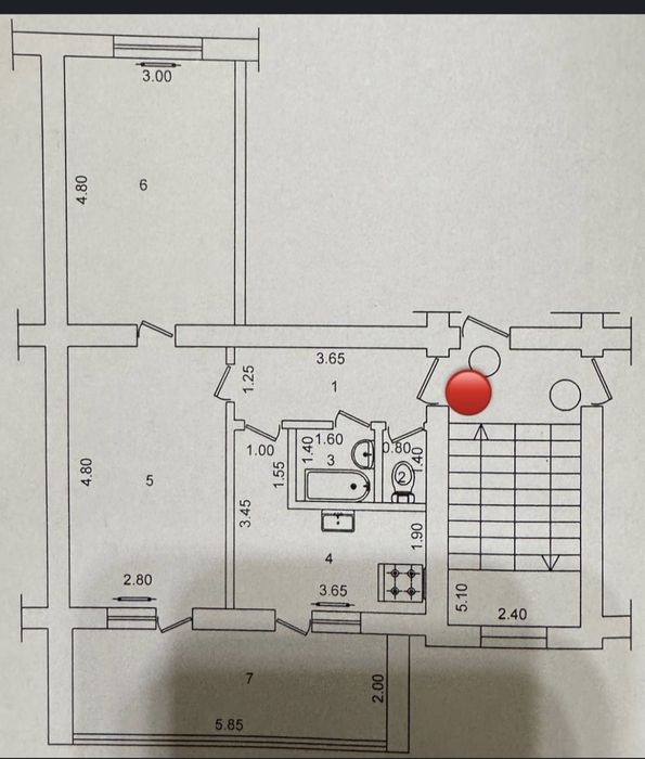 Продается квартира ЦУМ ц-7 срочно
