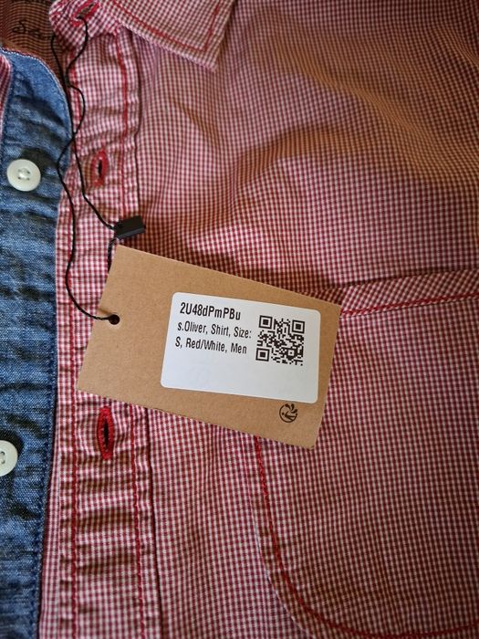 Cămașă bărbați s'Oliver nouă originală