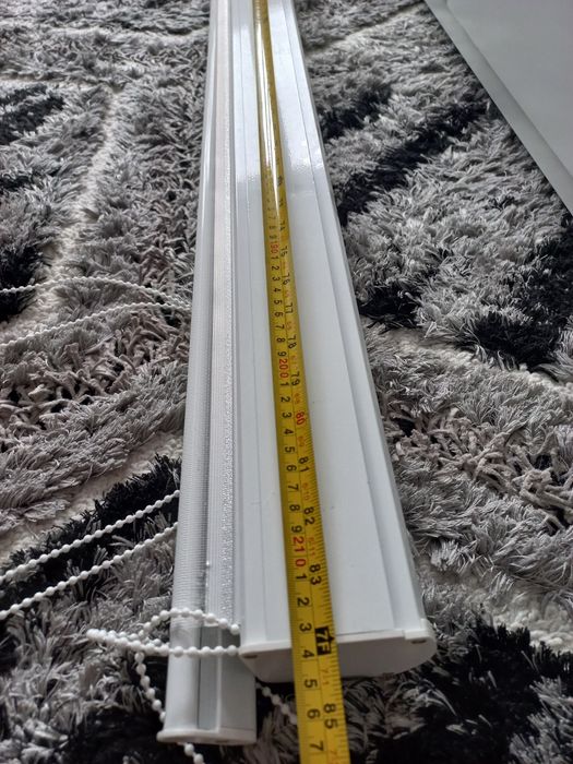 Rolete/Jaluzele 215cm lățime alb argintiu