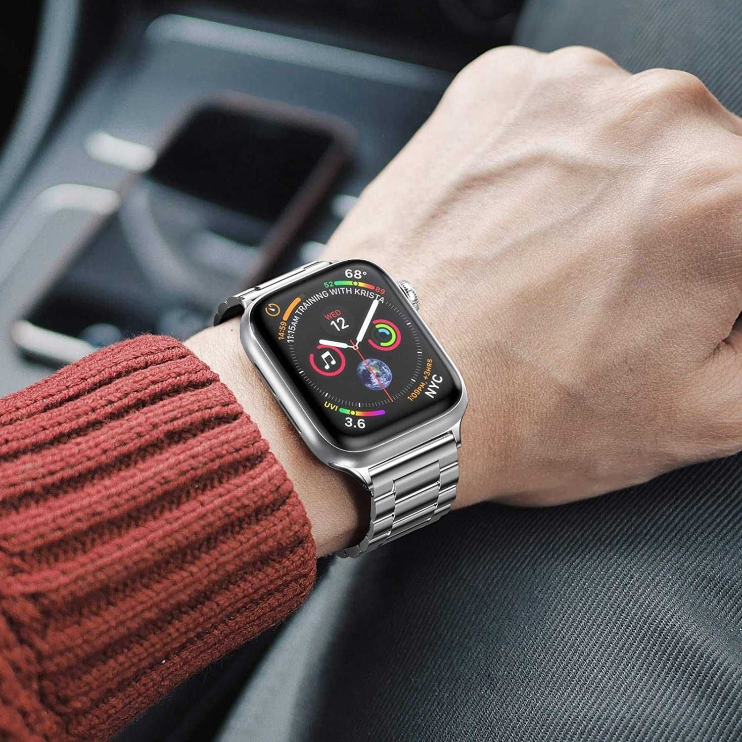 Метална каишка верижка Apple Watch 7/8/9/10/SE 38/40/41/42/44/45/46/49