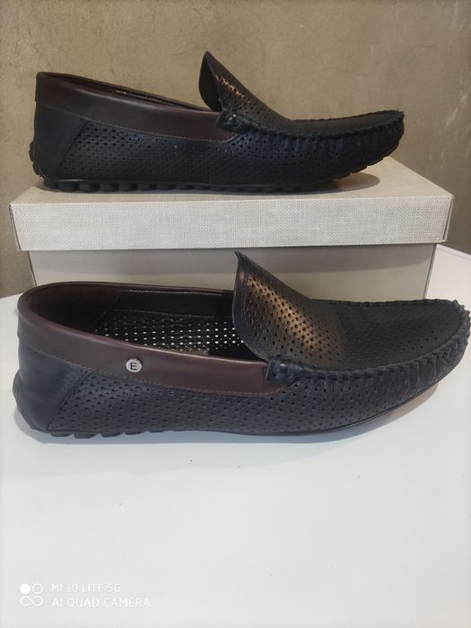 Мокасины ETOR летние ( кожа)