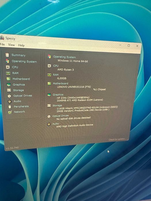 Laptop Lenovo Ideapad slim 3, Fara display, baterie L22M3PFL