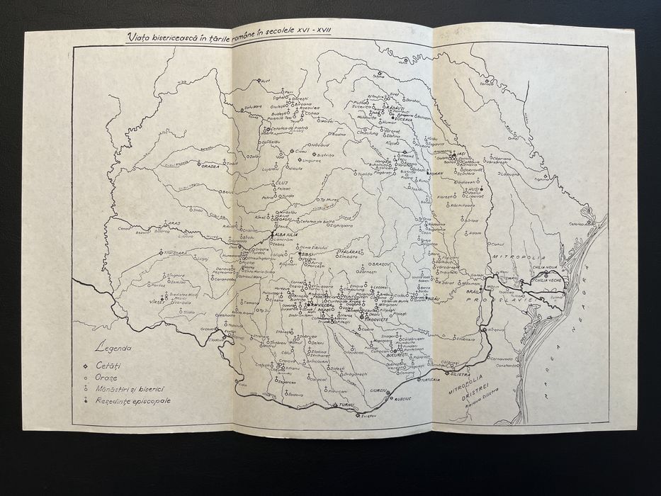 Harta rară – Viața bisericească în Țările Române, secolele XVI–XVII