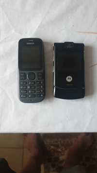 Nokia 100 & Motorola v3