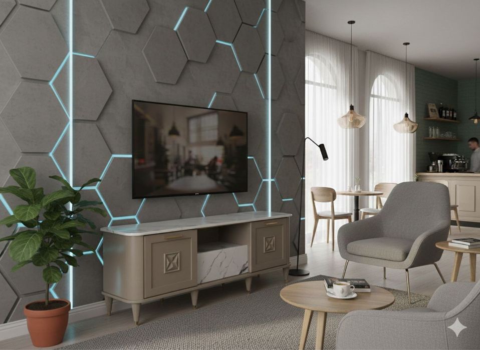 Mebeldan televizor stend, alltrip .Yangi