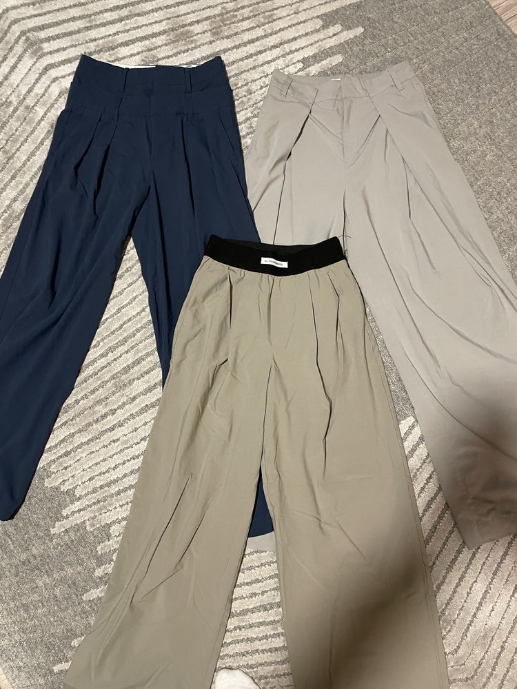Панталони Wide Leg Bershka XS размер