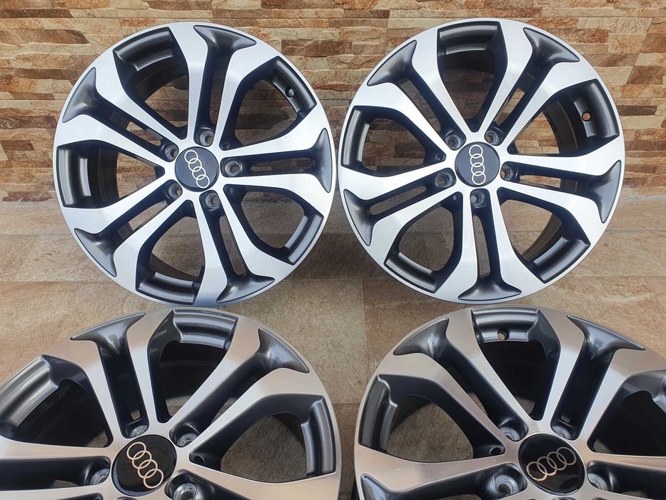 Jante Audi Bicolore 5x112 R17 - import Germania - foarte frumoase