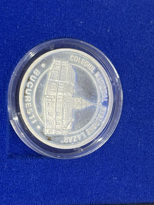 Medalie argint Colegiu Gheorghe Lazar , anul 2000. Tiraj limitat