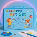 Yangi «Super Mega Art Set» bolalar rasm to‘plami — 208 ta buyum!