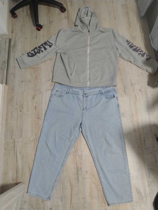 Blugi still baggy+ hanorac