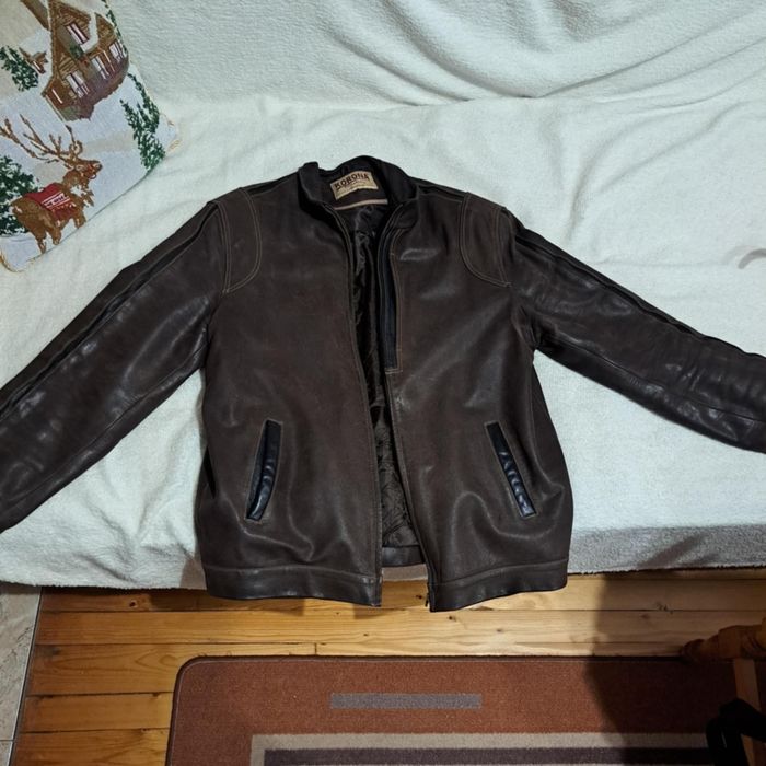 Кожено яке от естествена телешка кожа на марка КОРОНА