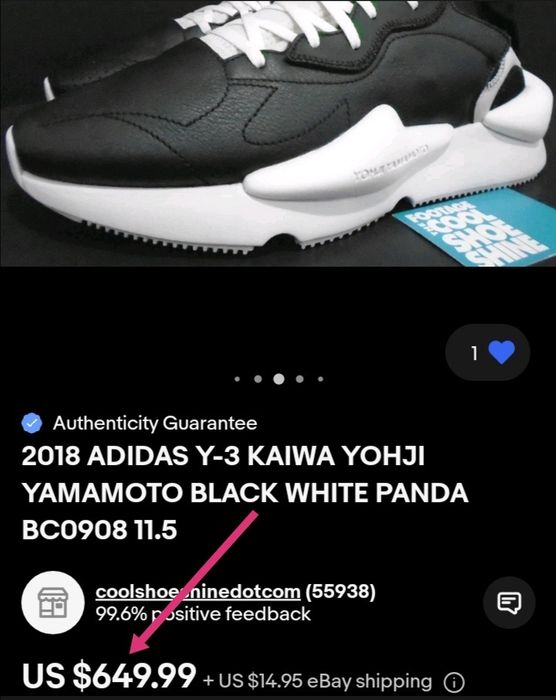 BC0908 primul model Kaiwa Y-3 by Yohji Yamamoto - Adidas 100% Original