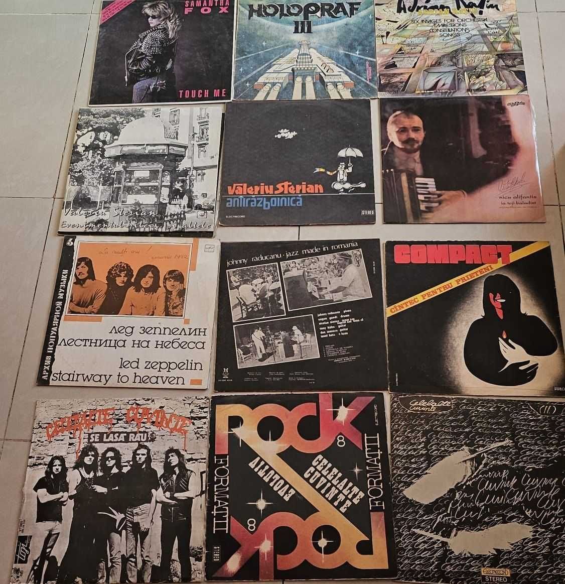 Colectie de viniluri pop-rock, clasica
