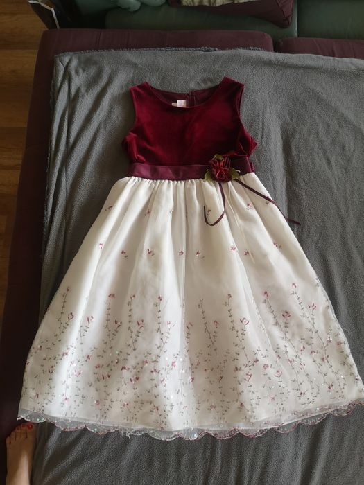 Красива официална рокля за момиче 11 - 13 години