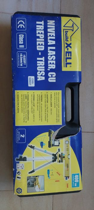 Nivela laser cu trepied