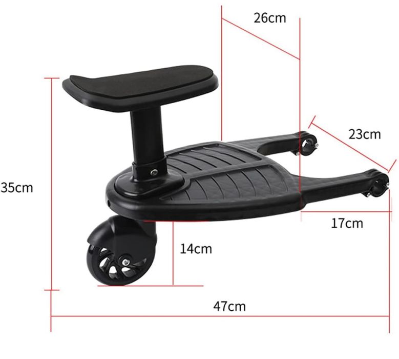 Adaptor carucior al doilea copil 3-7 ani, remorca carucior, platforma