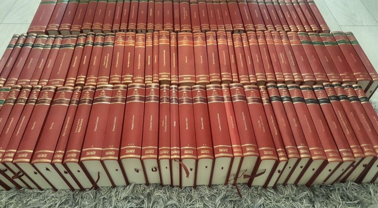 Colecția Rosie Adevărul 101 cărți, Completa, 101 vol, Stare Perfecta