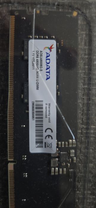 Ram Adata Kit 16GB DDR5  4800Mhz AD5U48008G-S