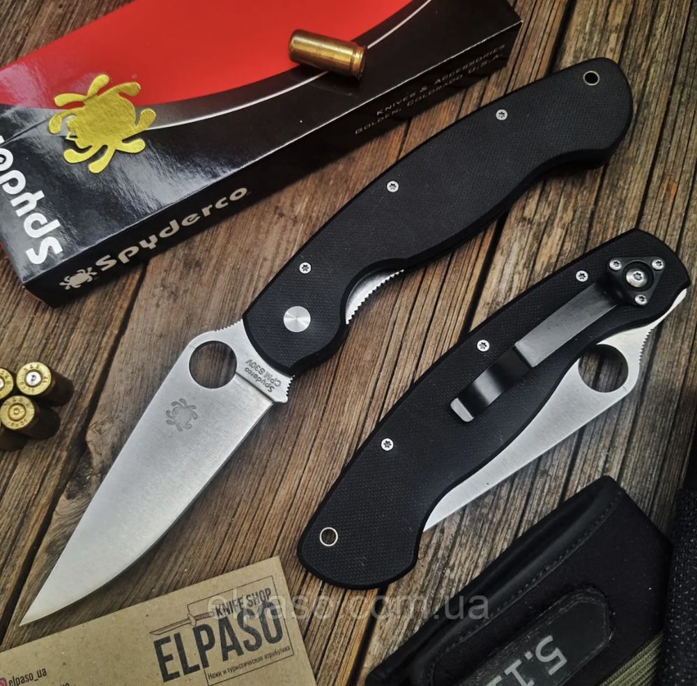 сгъваем нож SPYDERCO CPM S30V MILITARY тактически USA джобен нож