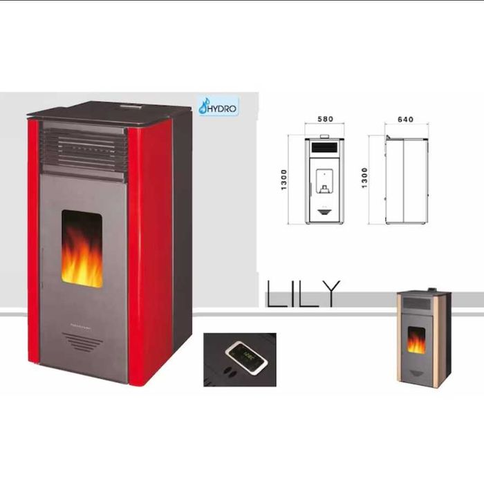 Termo-Semineul peleti Lily, Hosseven, putere 20 kw pachet