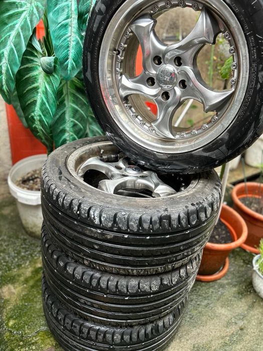 roți jante 17" 5×100 cromate